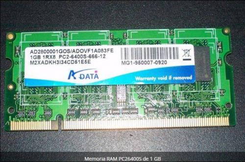 Vendo modulo nico de memoria RAM para lapto - Imagen 1