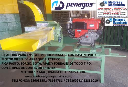 ENSILADORAS DE PASTO PENAGOS PE800 CON MOTOR - Imagen 1