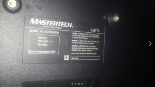 Vendo tv marca mastertech LED funcionando nit - Imagen 2