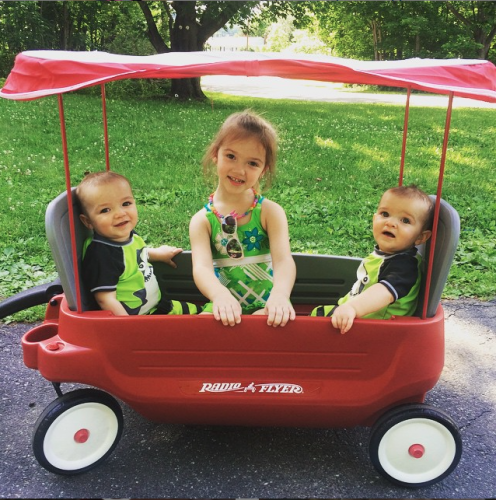 Radio Flyer Deluxe Family Wagon with Canopy - Imagen 2