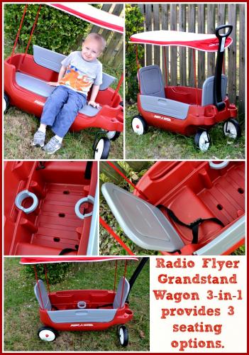 Radio Flyer Deluxe Family Wagon with Canopy - Imagen 3