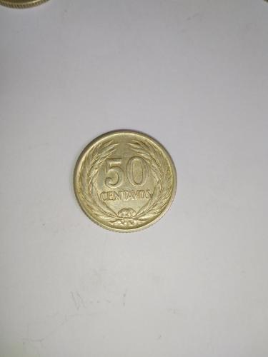 Vendo Monedas De 50 ctvs El Salvador Plata a - Imagen 2