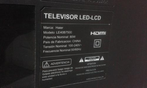 Vendo tv marca Haier LED de 40 pulgadas funci - Imagen 3