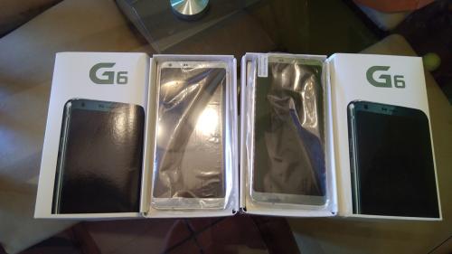 Dos LG G6 ice platinum H871  Pantalla: 57