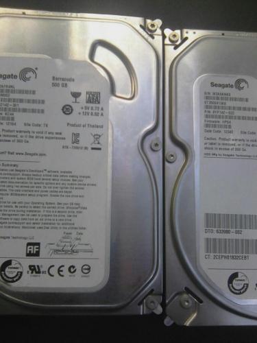 Vendo discos duros de 500gb para pc 20 garan - Imagen 1