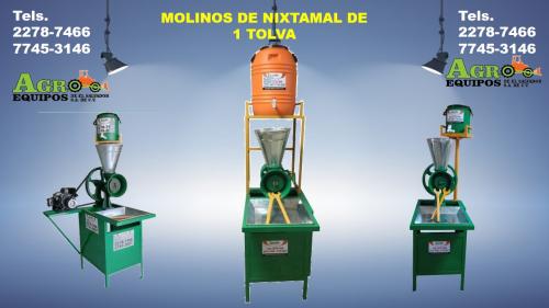MOLINOS DE NIXTAMAL DE 1 TOLVA EN AGROEQUI - Imagen 1