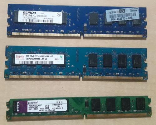 Memorias Ram DDR2 para Desktop de 2Gb Bus de - Imagen 1