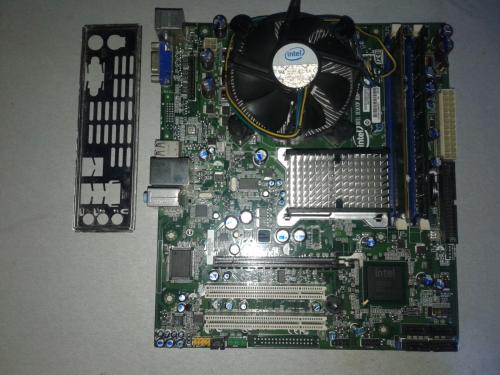 Vendo motherboard intel DG41RQ con procesador - Imagen 1