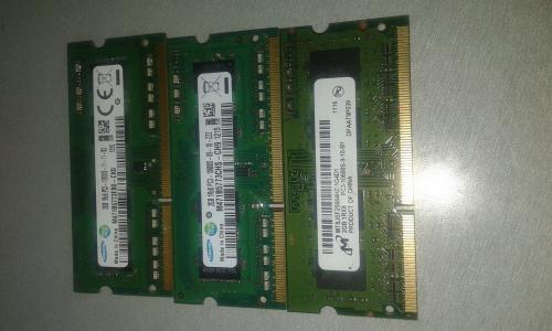 Vendo memorias ram ddr3 de 2GB para laptop o  - Imagen 1