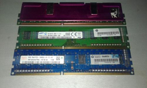 Vendo memorias ram ddr3 de 2GB para pc de esc - Imagen 1