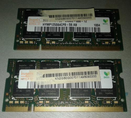Vendo memorias ram ddr2 de 2GB en 8 para lap - Imagen 1