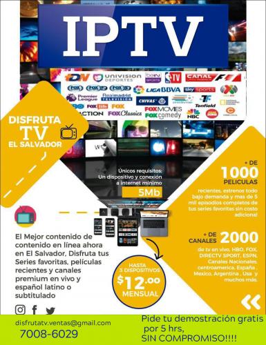 Disfruta TV IP Olvidate de Claro Tigo Sky y - Imagen 1
