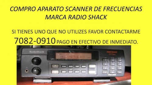 compro scanner de frecuencias radio shack o s - Imagen 1