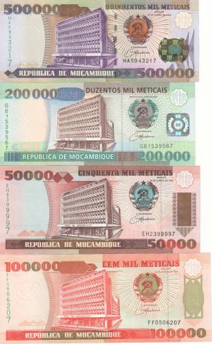Billetes de Mozambique sin circular (4) - Imagen 1