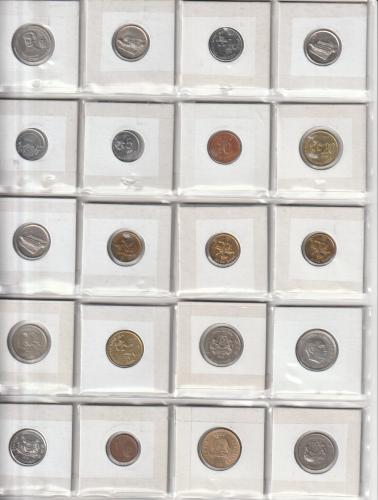Coleccion de monedas todos en sus cartoncito - Imagen 3