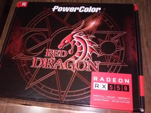 VENDIDA PowerColor Red Dragon Radeon RX 550  - Imagen 1