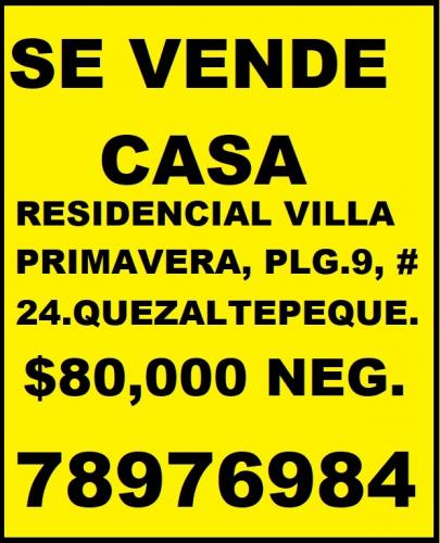 VENDO  CASA  RESVILLA PRIMAVERA  plg9  24 - Imagen 1