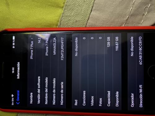 Vendo IPhone 7 Plus liberado de fabrica 128 G - Imagen 2