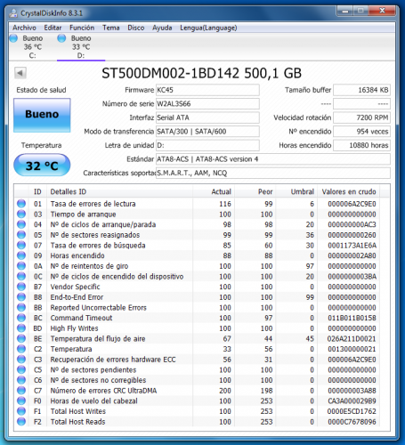 Vendo disco duro de 500 gb para PC de escrito - Imagen 1