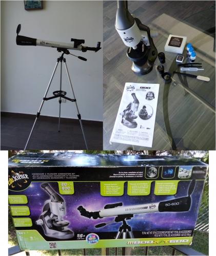 ***Juego de telescopio y microscopio M800X /  - Imagen 1