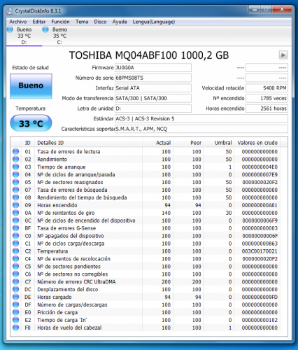 Vendo disco duro de 1000 gb (1TERA) con Enclo - Imagen 1