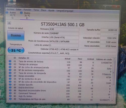 Disco duro 500gb para Desktop Garantizado y  - Imagen 1
