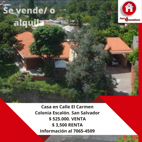 Alquiler/Venta Casa en Calle El Carmen Coloni - Imagen 1