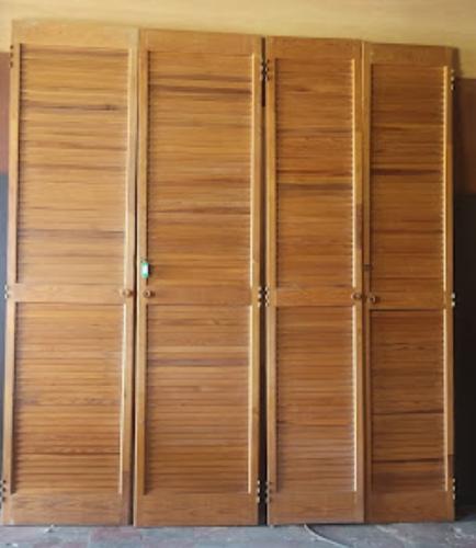 Puertas Tipo Persianas Fabricadas con madera - Imagen 2