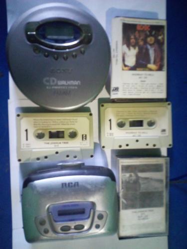 Vendo walkman y Diskman Sony y RCA cassetes o - Imagen 1