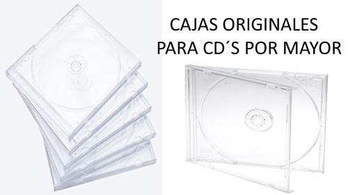 Cajas para cds ORIGINALES NUEVAS material dob - Imagen 1