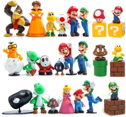 Vendo figuras coleccionables de Mario Luigi - Imagen 1
