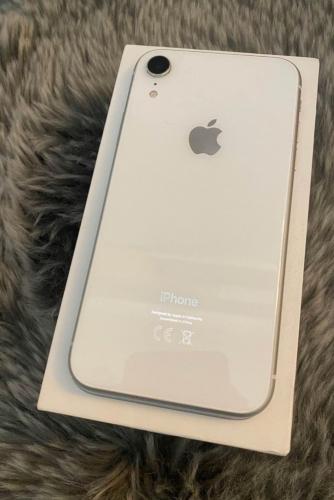 Iphone XR 64gb blanco en buen estado caja y  - Imagen 1