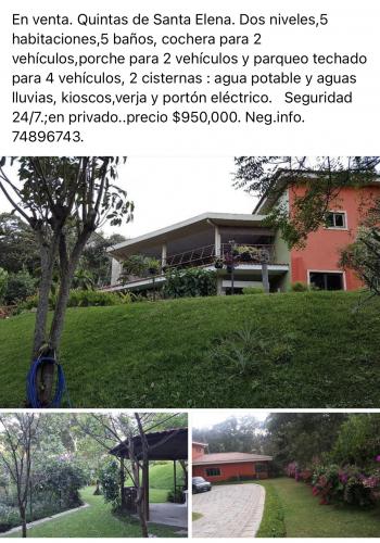 Se vende casa en quintas de Santa Elena  nue - Imagen 1