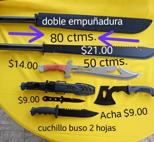 Vendo Doble empuñadura cuchillos para BUZOS - Imagen 1