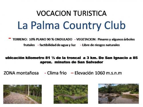 LA PALMA COUNTRY CLUB vendo terreno con voca - Imagen 1