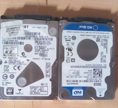 discos duros para laptop  500gb y 320gb usado - Imagen 1