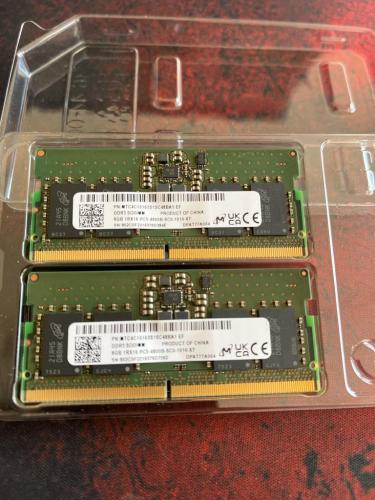Vendo Kit SODIMM (Laptop) DDR5 de 16 GB (2x8G - Imagen 1
