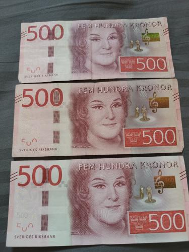 Vendo billetes de corona sueca Ya sea para c - Imagen 1