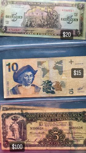 Vendo billetes salvadoreños Colones a buenos - Imagen 2