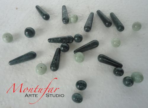 Piezas de jade autenticas para armar joyería - Imagen 1