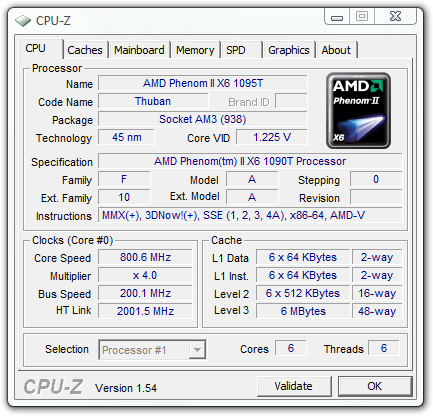 Vendo procesador AMD PHENOM II X6 1090t BLack - Imagen 1